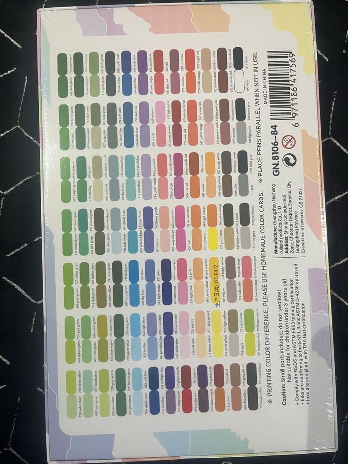 168 feutres acryliques  guangNa - photo numéro 2