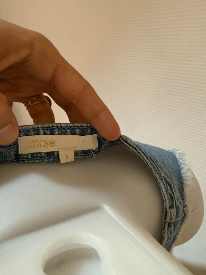 Robe d’été en jean neuf sans étiquette Maje taille 1 - photo numéro 6