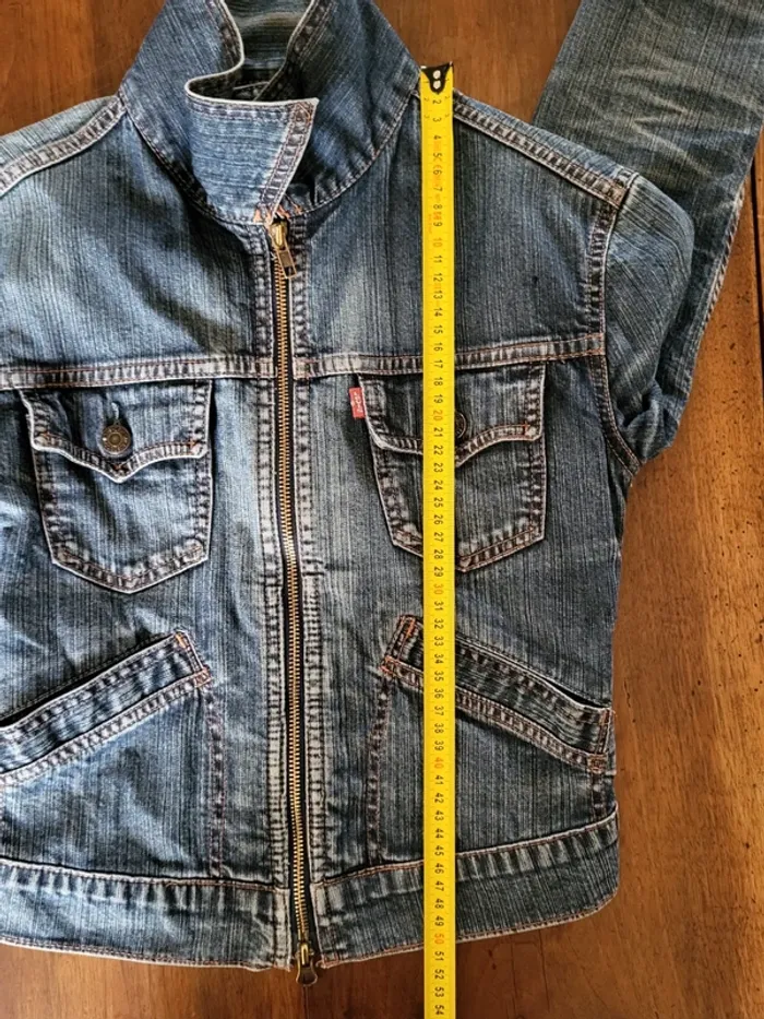 Veste en jean Levi's bleue Taille S - photo numéro 12