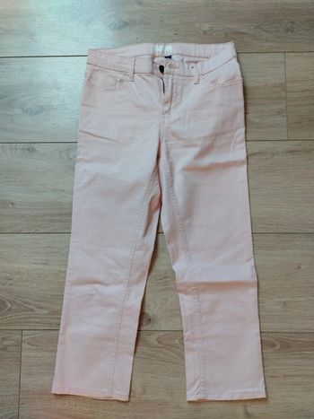 Pantacourt slim rose nude 36 kiabi