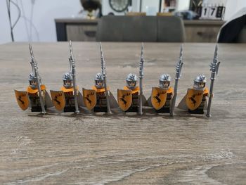 Figurines type lego 6 guerriers de stannis baratheon game of thrones seigneur des anneaux / hobbit