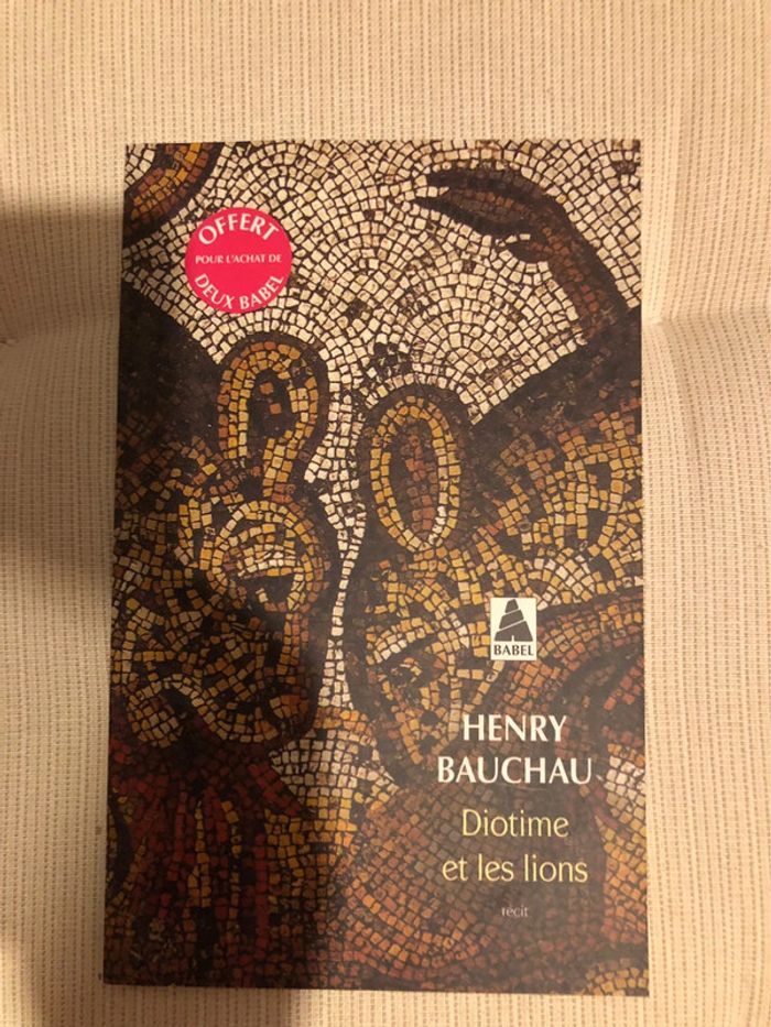 Livre Henry Bauchau récit