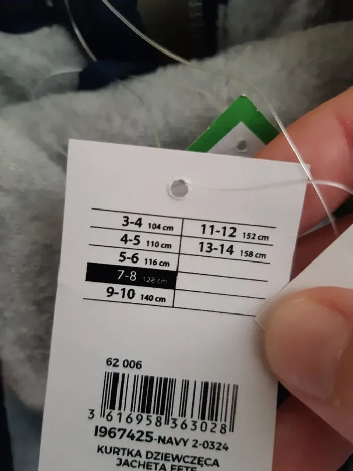 Blouson / manteau fille neuf tex 7.8ans .128cm - photo numéro 8