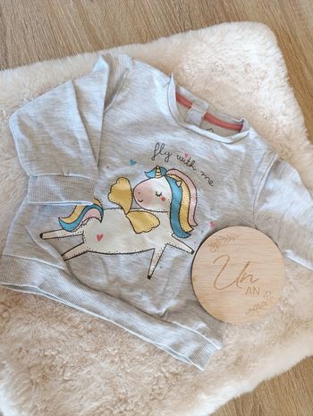 T-shirt 12mois licorne