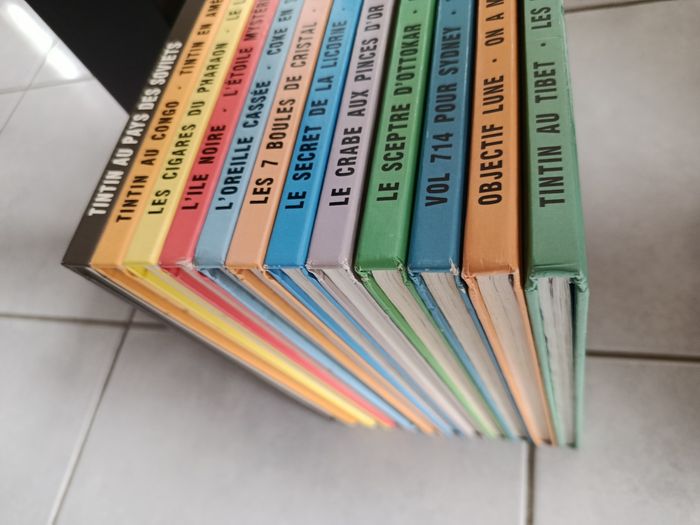 Lot 12 BD Tintin Album Double Hergé - photo numéro 3