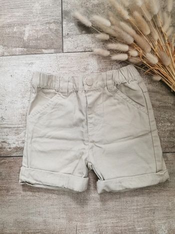 🌸Short chino garçon beige 74cm