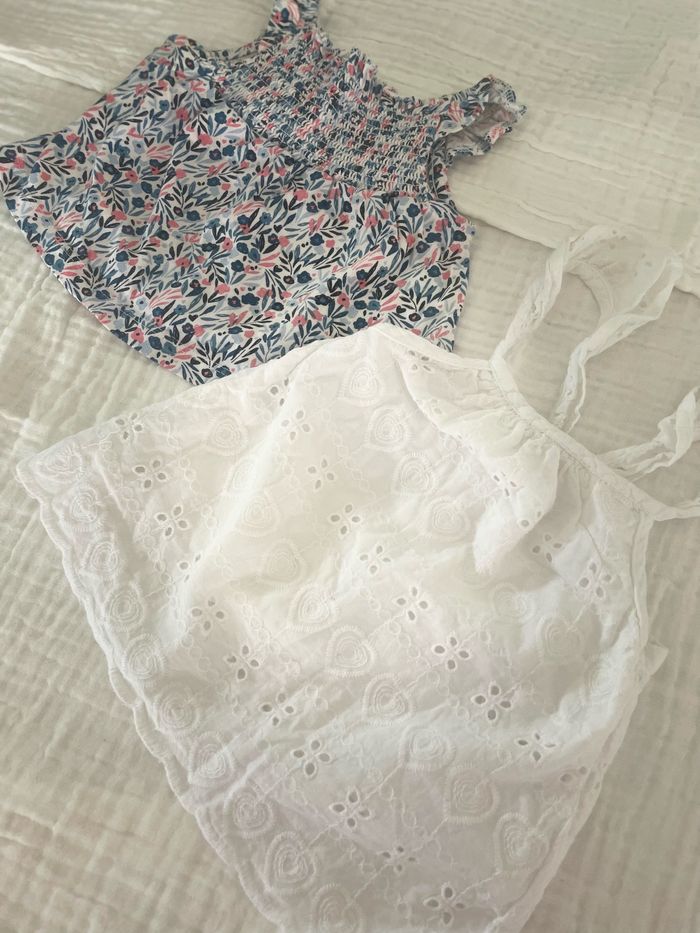 Lot débardeurs bébé 3 mois