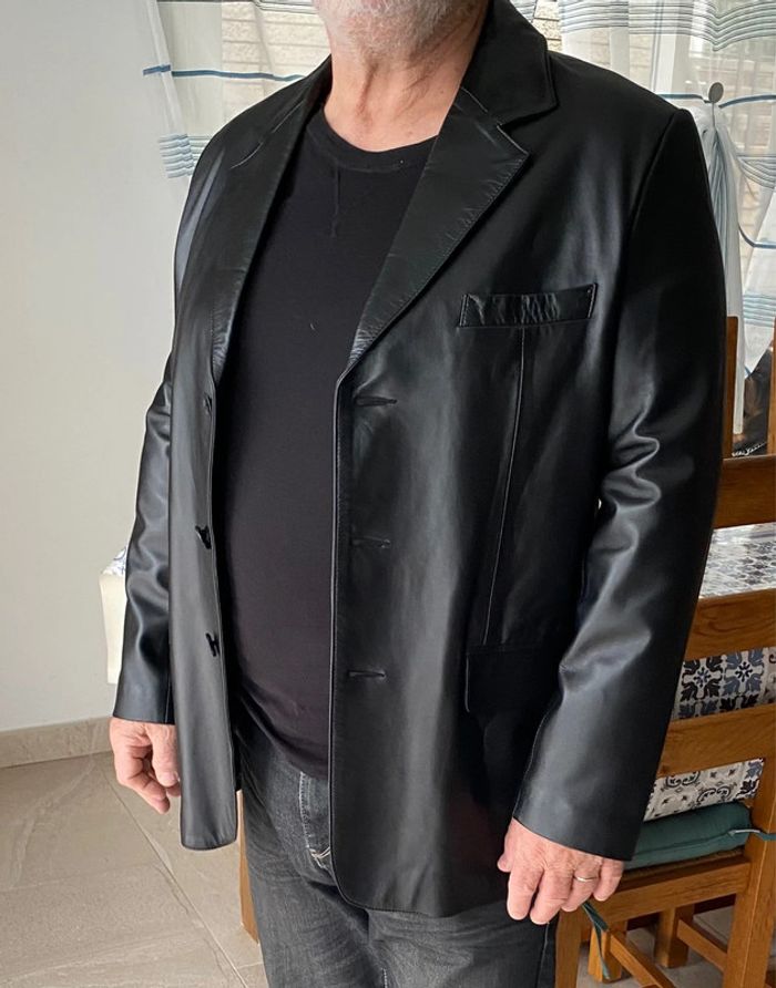 Veste en cuir