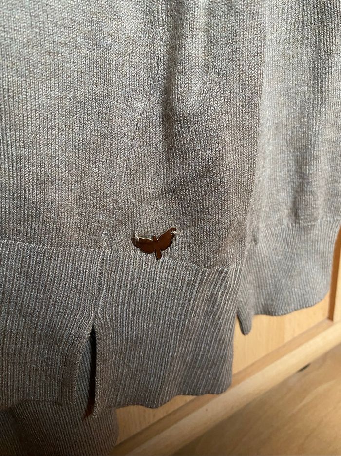 Pull fantaisie perles dorées dans le dos - photo numéro 3