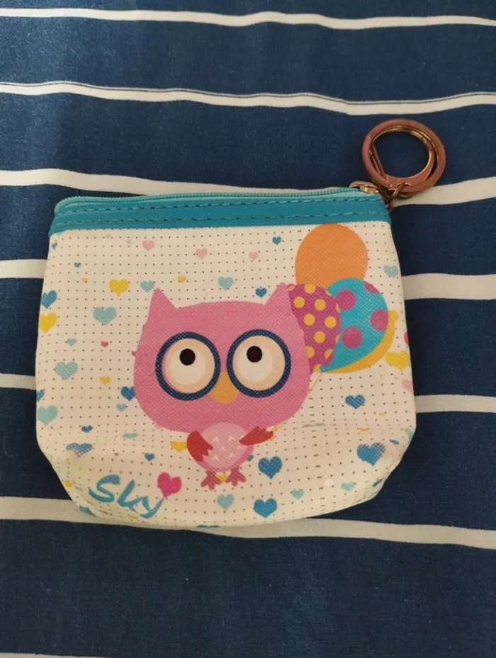 Porte monnaie hibou