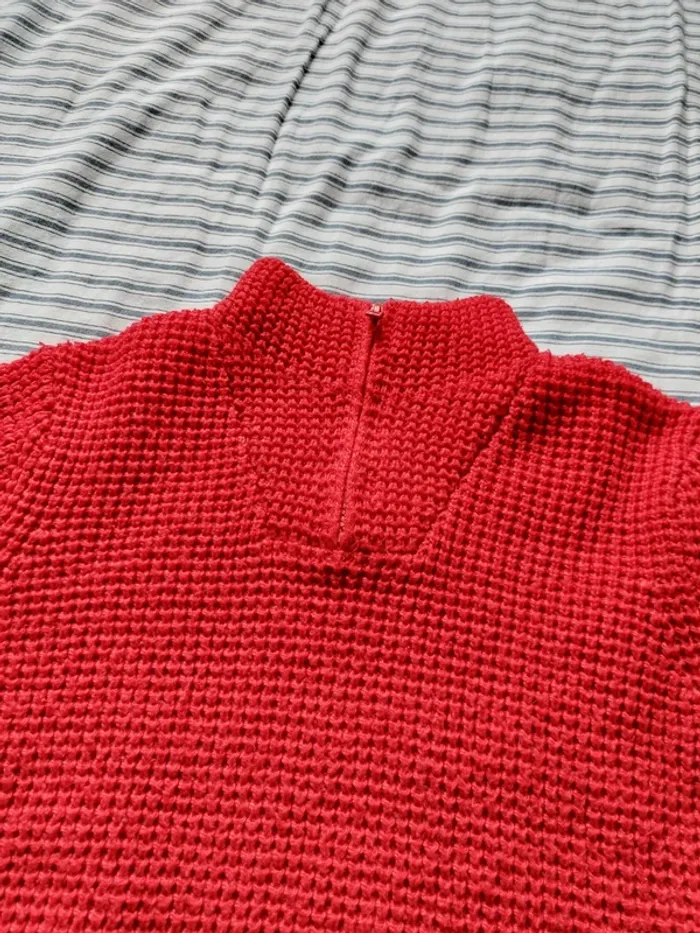 Pull col camionneur zippé - photo numéro 2