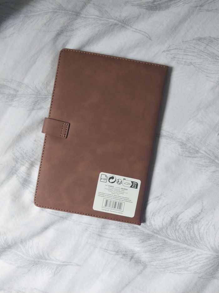 Carnet A5 simili cuir – 128 pages lignées - photo numéro 4