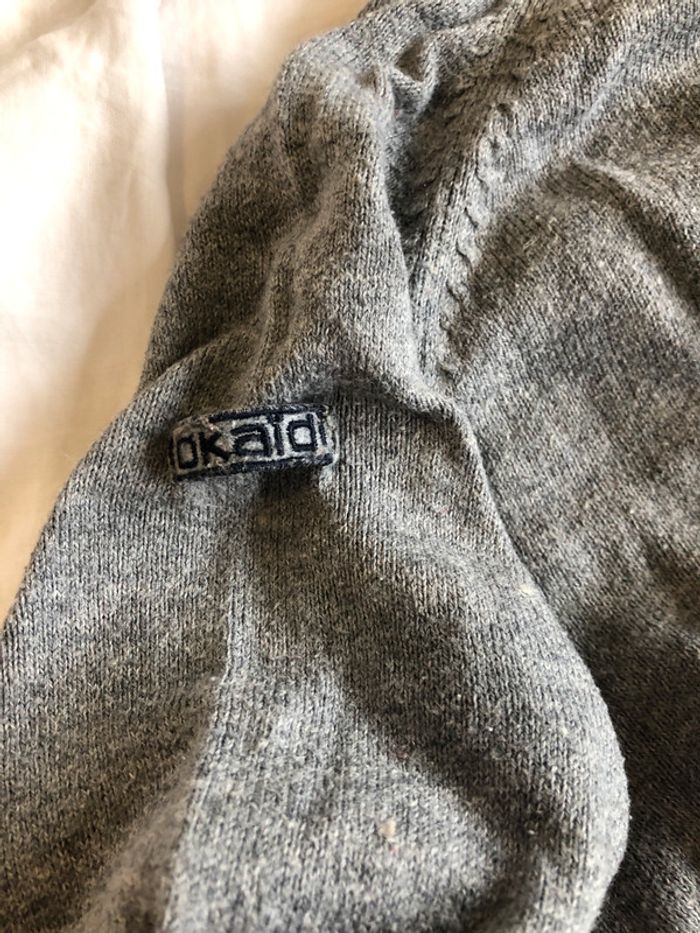 Pull okaidi gris 3 ans - photo numéro 3