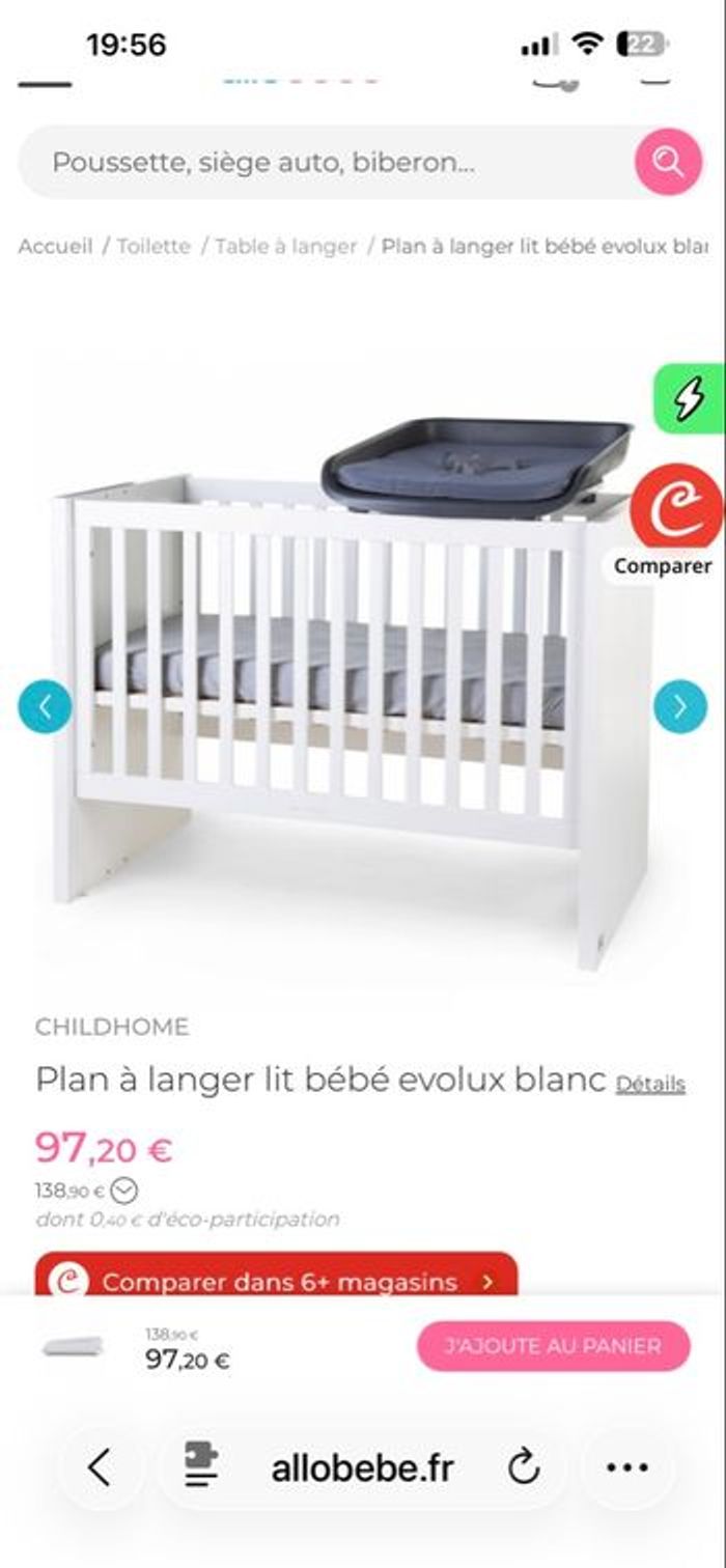 Plan à langer childhome - photo numéro 3