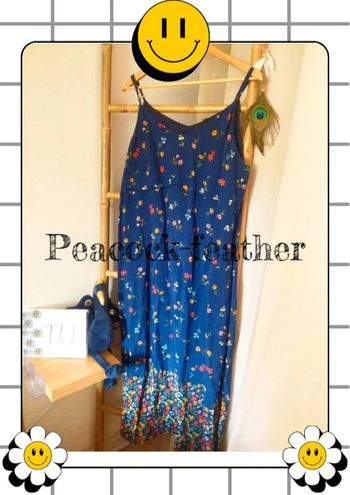 Robe longue bleue 44/46/48
