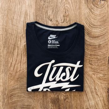 T.shirt noir Nike Just Do It pour femme, taille S