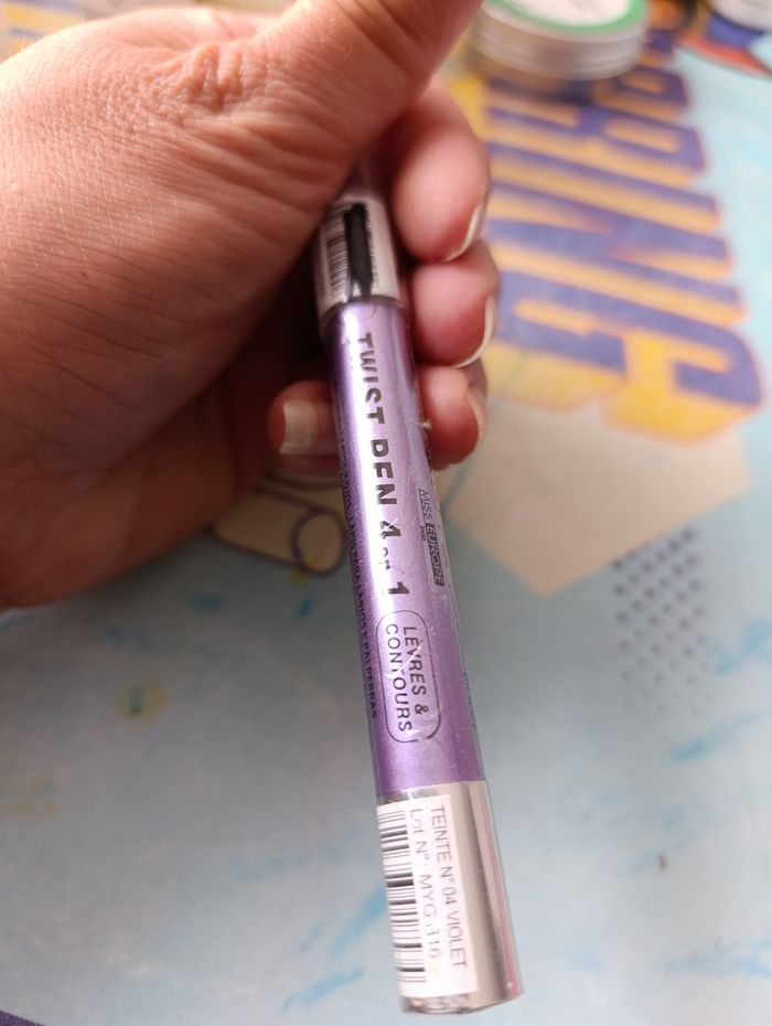 Crayon 4 en 1 violet