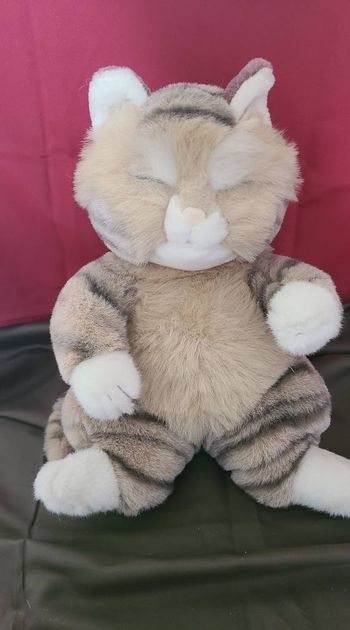 peluche chat endormi de collection rare de Oriental Toy Jolly Mamma du Japon