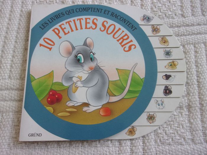 livre rigide "10 petites souris"