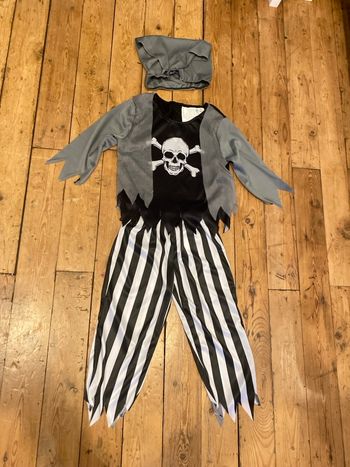 Déguisement pirate 3 pièces 4-6 ans