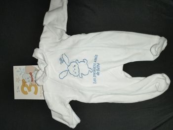 Pyjama 3 mois blanc