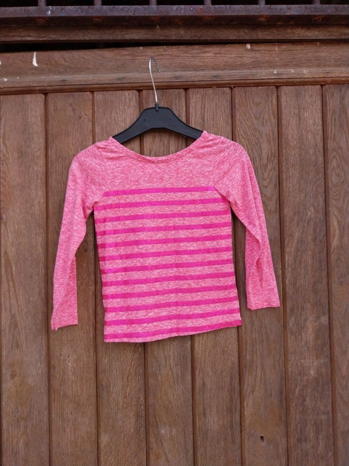 Tee-shirt manche longue fille tex 2.3 ans - photo numéro 2