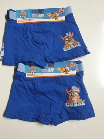 8 boxers tailles  5/6 ans pat patrouille