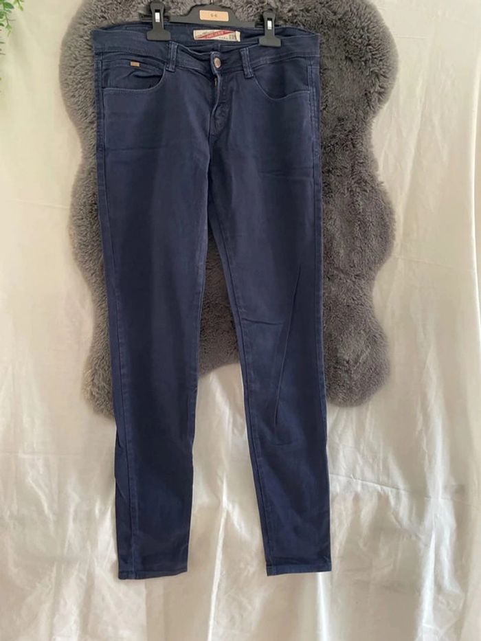 pantalon et legging Zara marine taille 38
