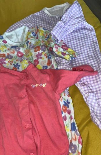 Lot de 3 grenouillères