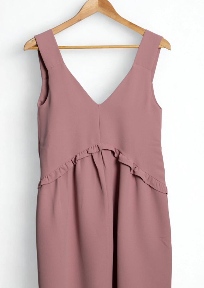 Robe rose indien coupe évasée modèle Naomi Janne Mill Taille 36 - photo numéro 3