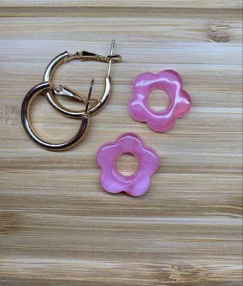 Boucles d’oreilles fleurs 