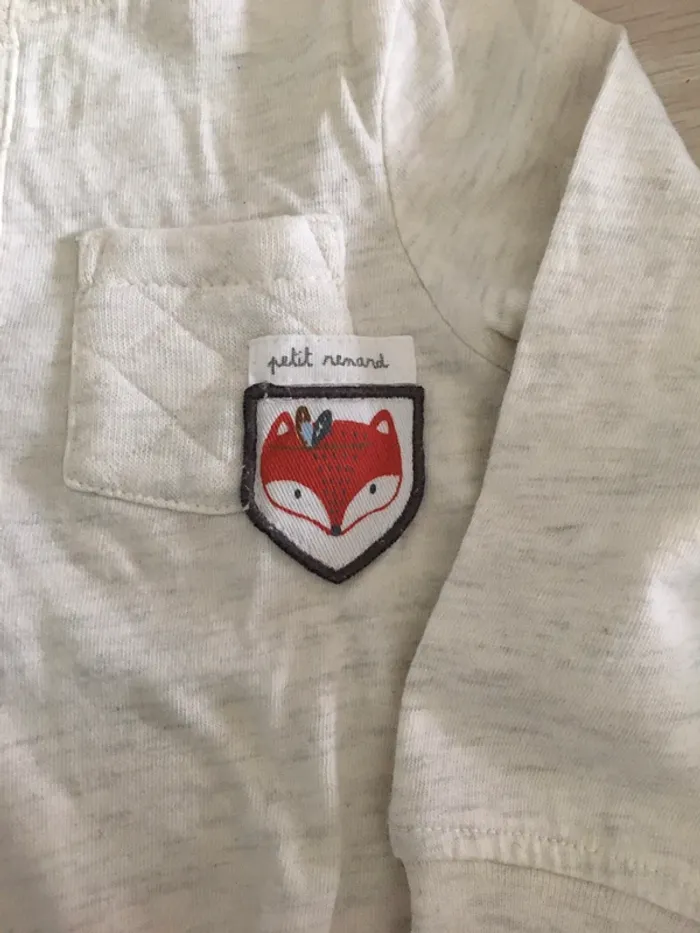 Ensemble salopette + t-shirt manches longues 9 mois Sergent major - photo numéro 11