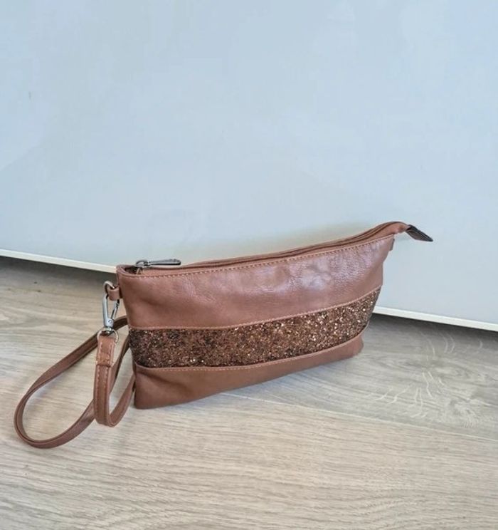 Sac bandoulière marron Galantry - photo numéro 1