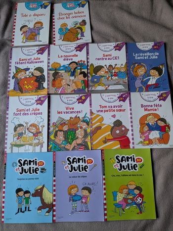 Lot de livres Sami et julie niveau CE1