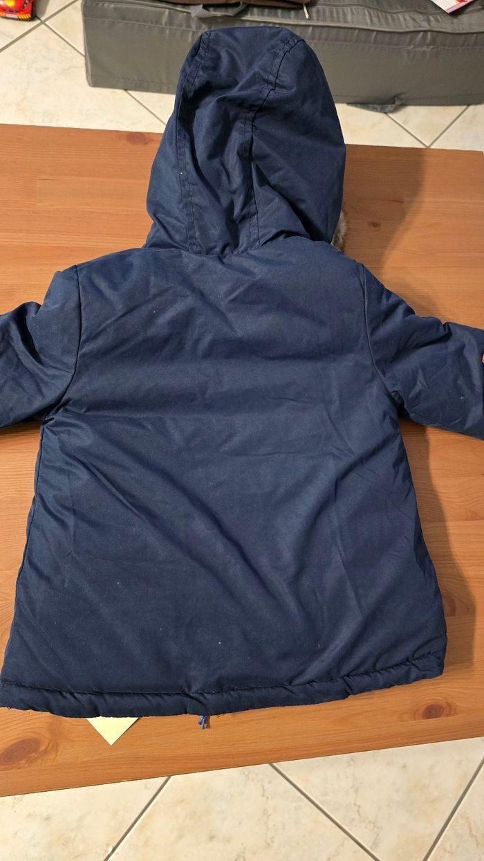NEUF  (non porté)🏷 🥰🤩💙superbe parka chaud 23 mois garçon 💙😍🤩 - photo numéro 5