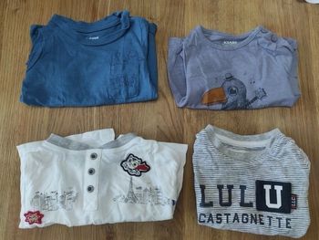 Lot Tee shirts Manche longue 3 mois