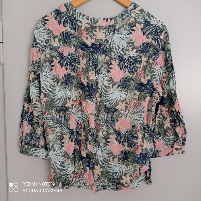 Chemise motifs feuilles t38/40 - photo numéro 7