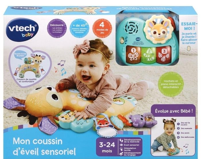 Coussin d'éveil sensoriel Vtech - photo numéro 3