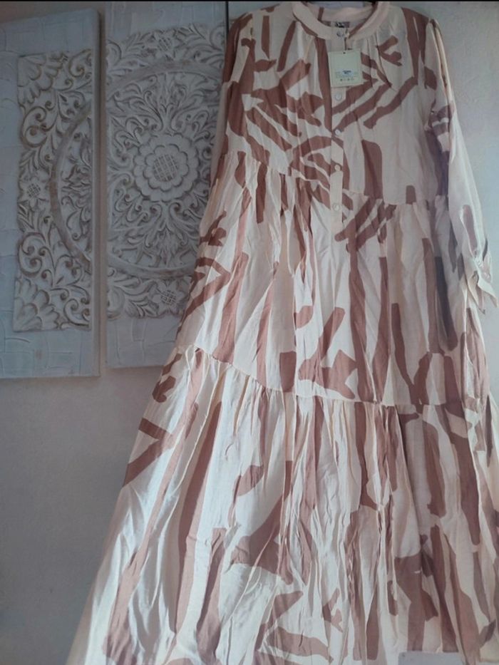Robe longue imprimée taille M/L - Tendance et confortable