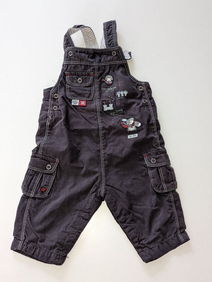 Lot de 4 salopettes 6 mois - photo numéro 3