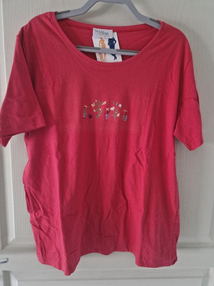 Tee shirt rose T3