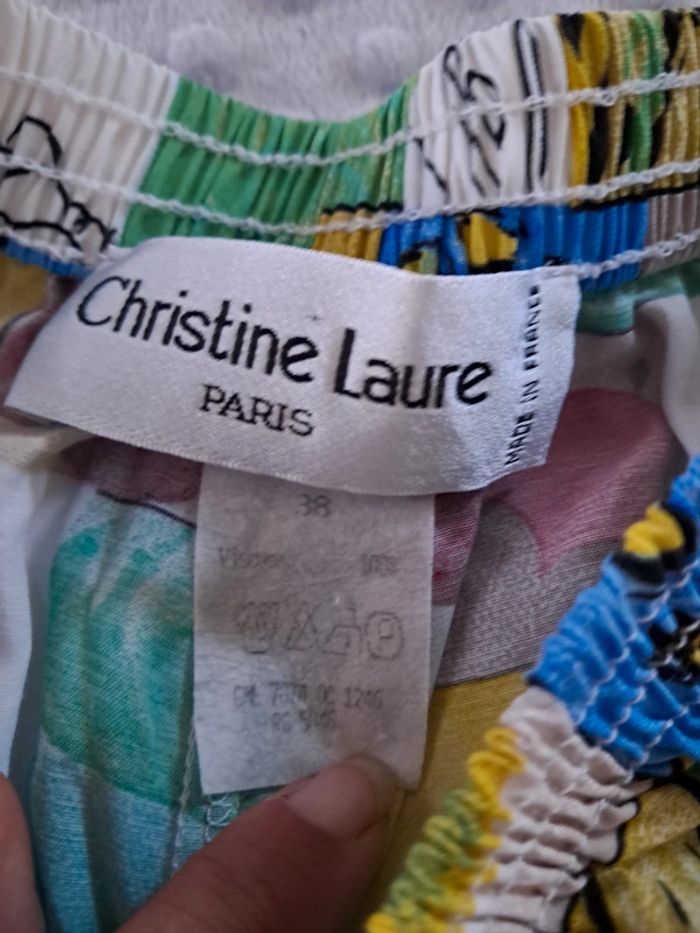 Bermuda vintage Christine Laure taille 38 - photo numéro 4