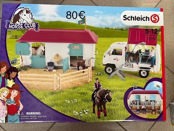 Schleich Visite vétérinaire à l'écurie (72147)