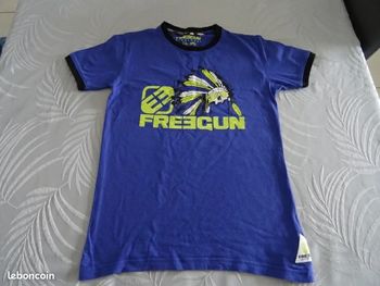 T-shirt manches courtes  Freegun 12 ans