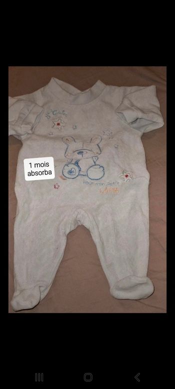 Pyjama 1 mois garçon