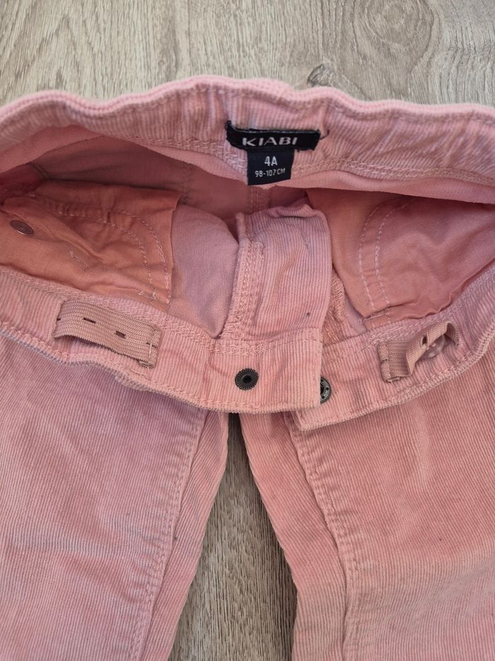 Pantalon en velours rose - photo numéro 3