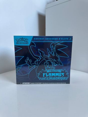 Coffret Dresseur d'Élite (ETB) ME02 Flammes Fantasmagoriques - Scellé FR avec mini défaut