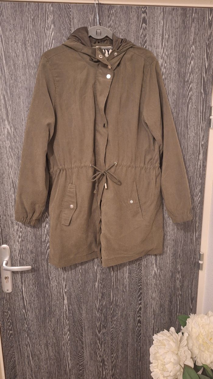 Parka mi-saison à capuche imperméable