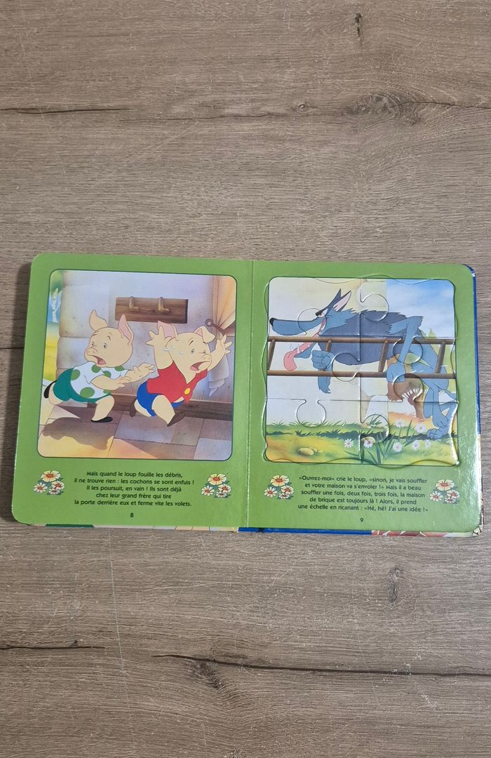 Livre puzzle Les 3 petits cochons - photo numéro 5