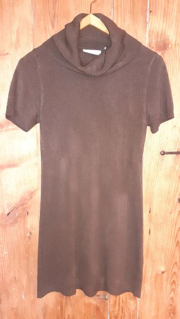 Robe pull manches courtes